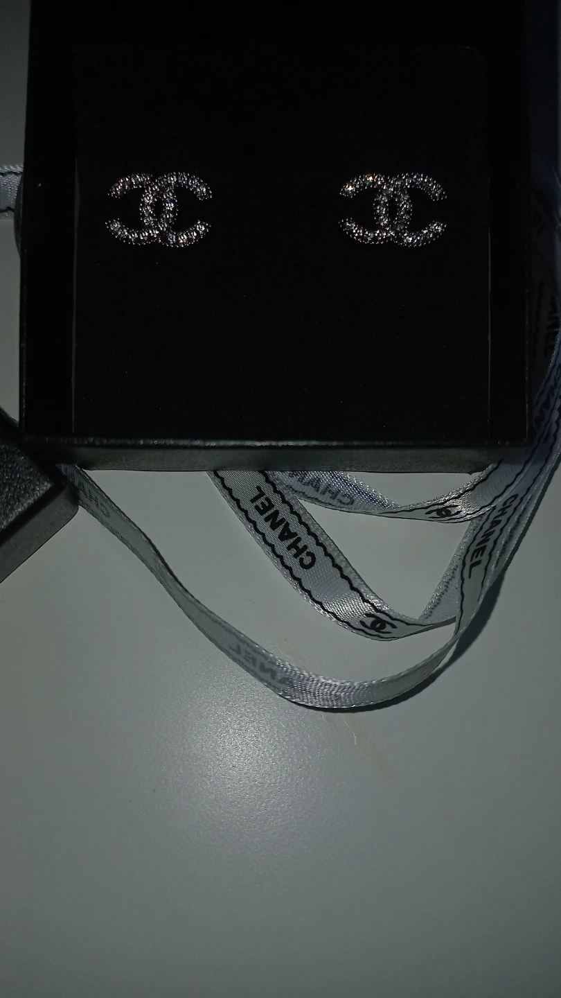 Chanel CC Logo Earrings with Box - photo 5