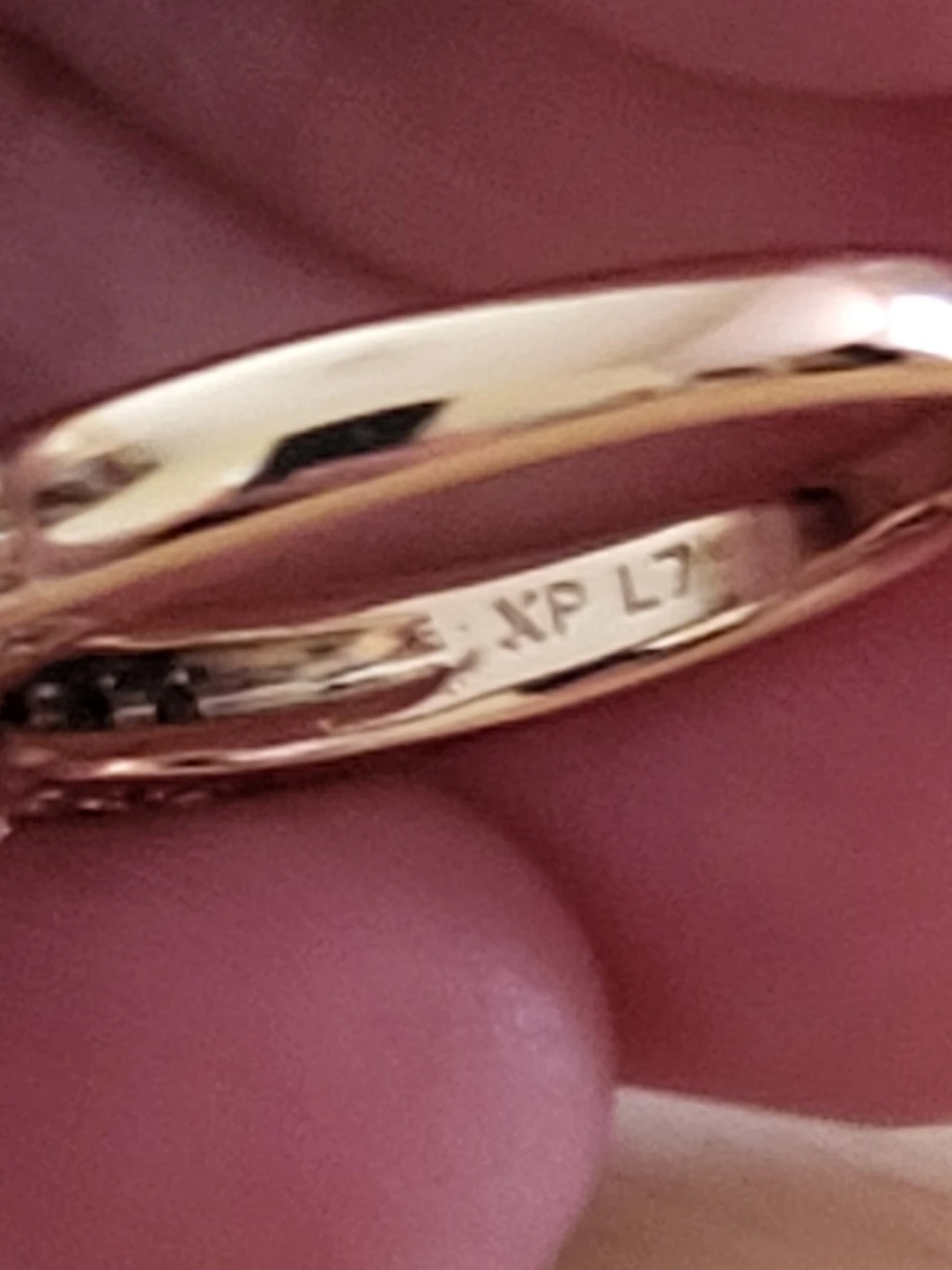 Rose Gold Diamond Halo Ring - photo 5
