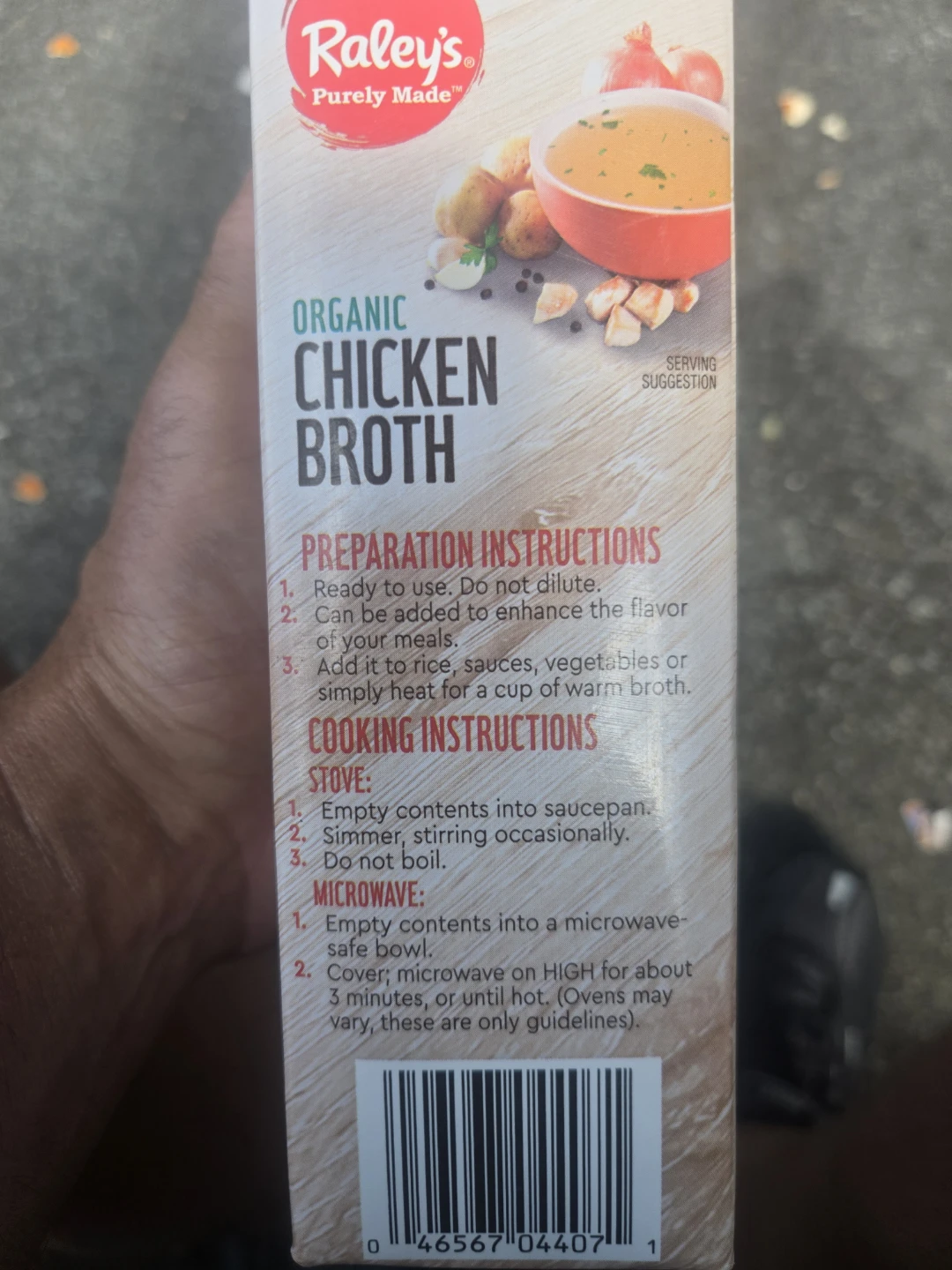 Raley's Organic Chicken Broth - photo 2