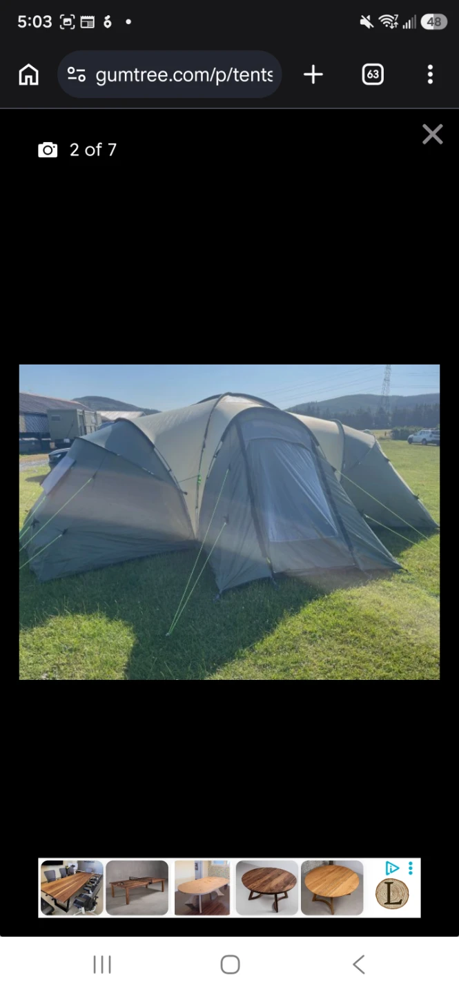 Outwell Hartford XL Four Room Dome Tent - photo 3