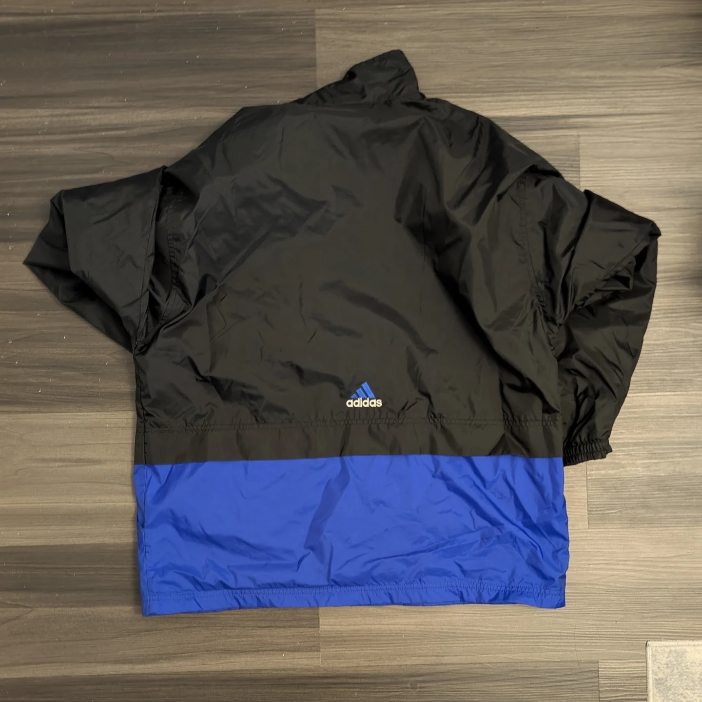 Adidas Black & Blue Windbreaker Jacket - photo 2