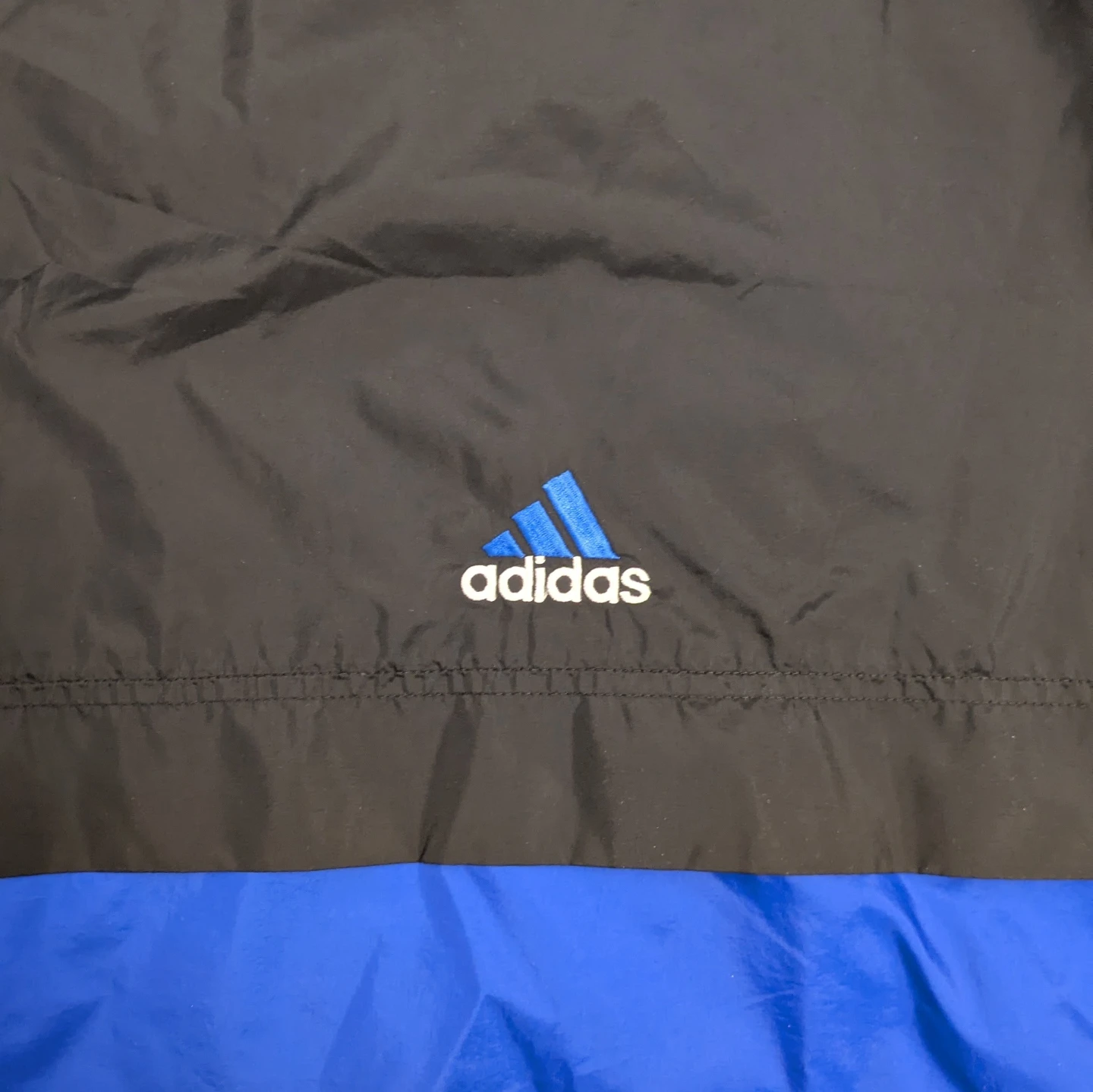 Adidas Black & Blue Windbreaker Jacket - photo 4