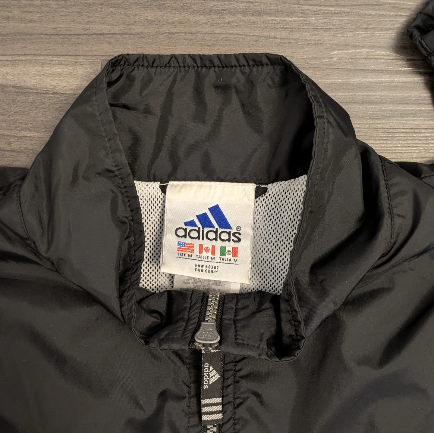 Adidas Black & Blue Windbreaker Jacket - photo 5