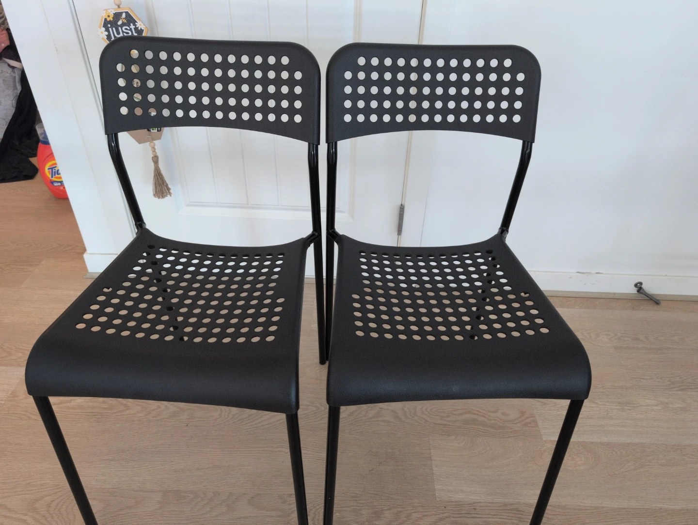 IKEA Black Stool Chairs (Set of 2)