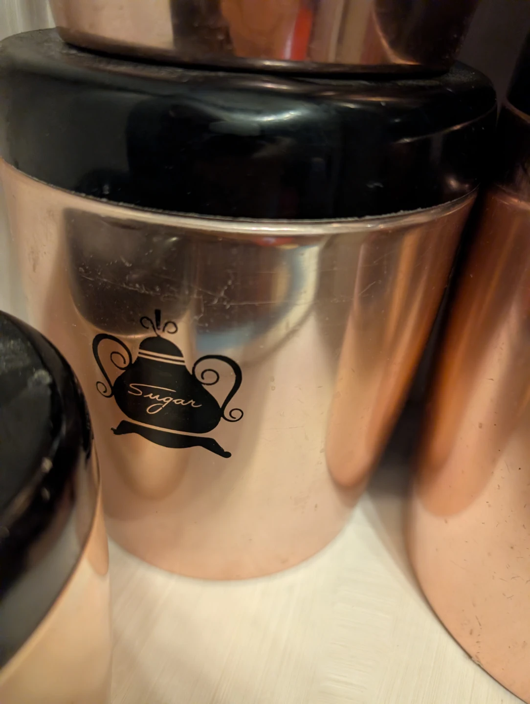 Vintage Copper Tone Kitchen Canister Set - photo 5