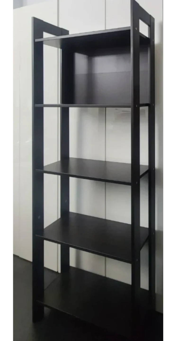 Ikea Black 4-Tier Shelf Unit