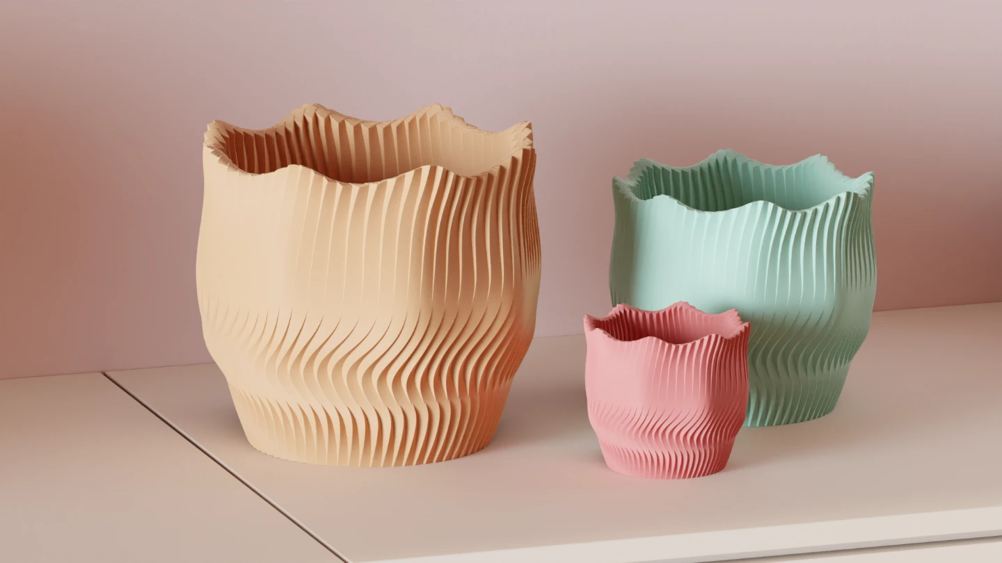 Ripple Wave Plant Pot - photo 2