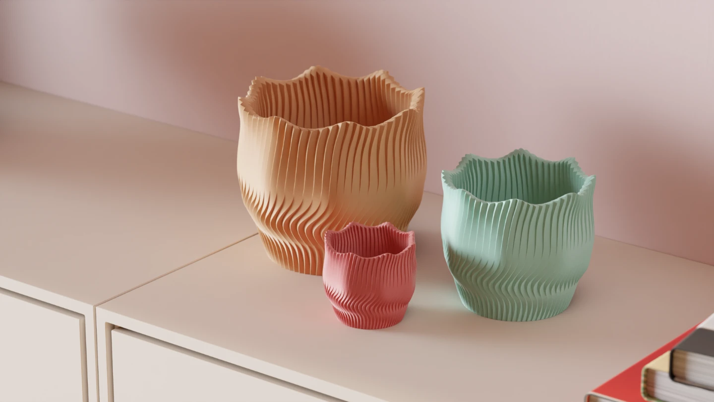Ripple Wave Plant Pot - photo 4