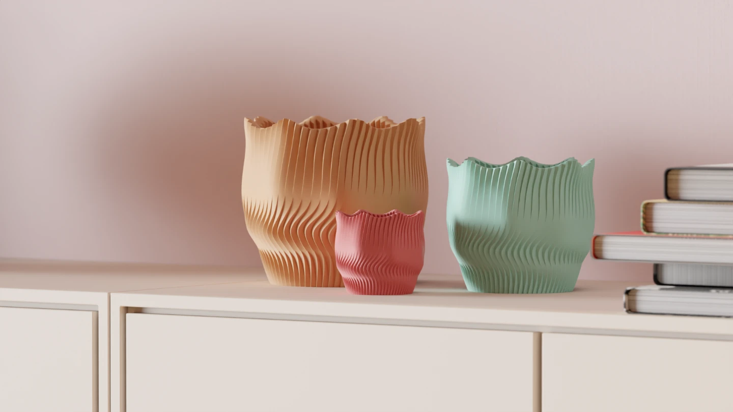 Ripple Wave Plant Pot - photo 5