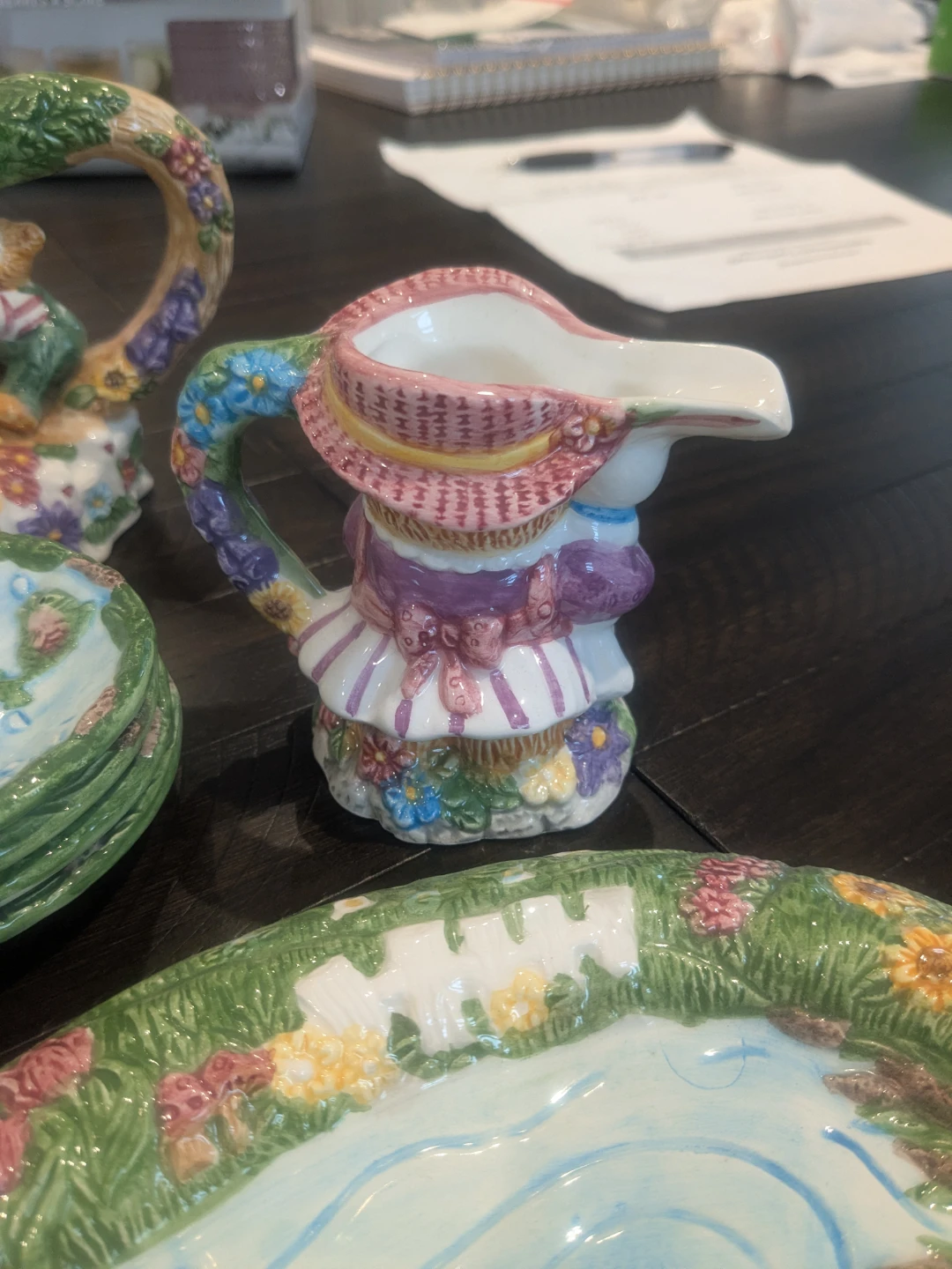 Ceramic Teddy Bear Tea Set - photo 3