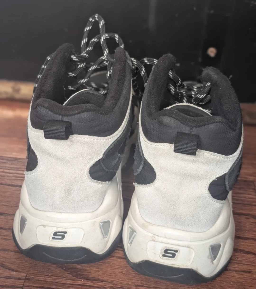 Skechers Black & White Mid-Top Sneakers - photo 4