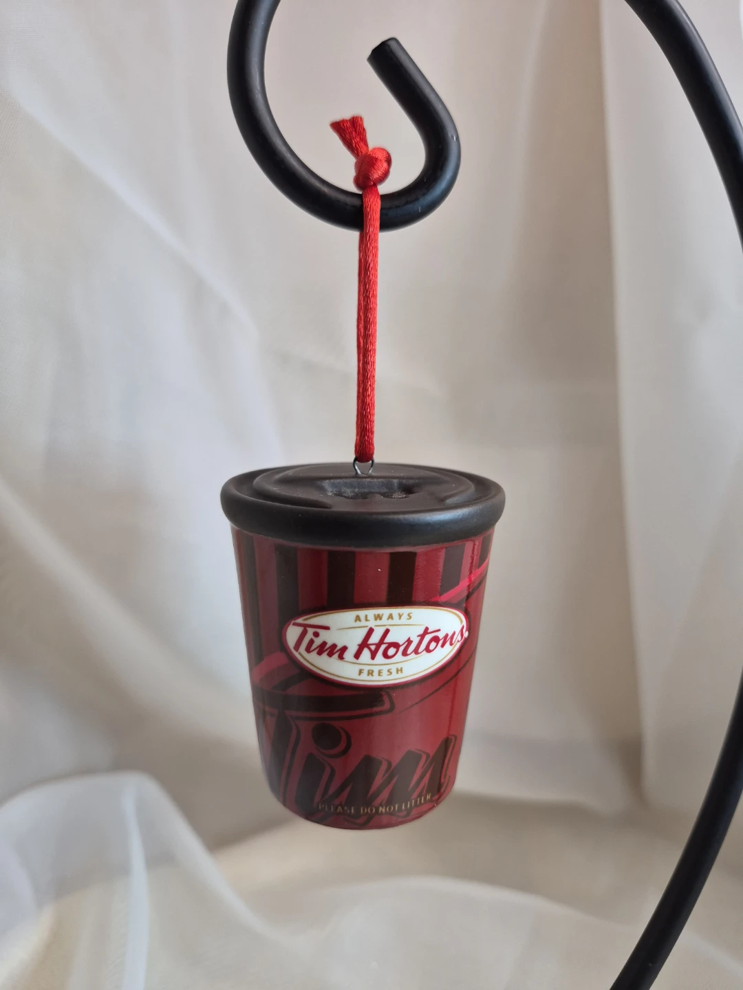 Tim Hortons Ceramic Collectable Coffee Hanging Ornament - photo 2