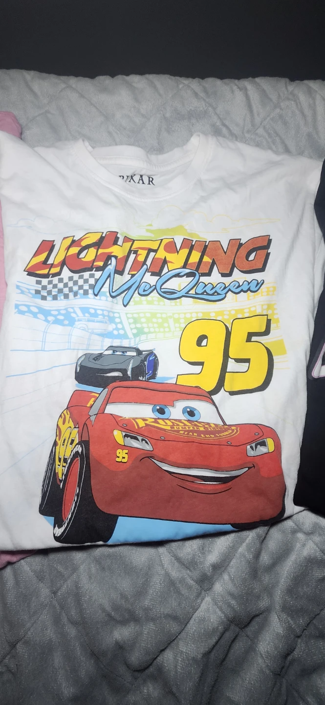 Graphic T-Shirt Bundle - Lightning McQueen, Garfield, Marie - photo 3
