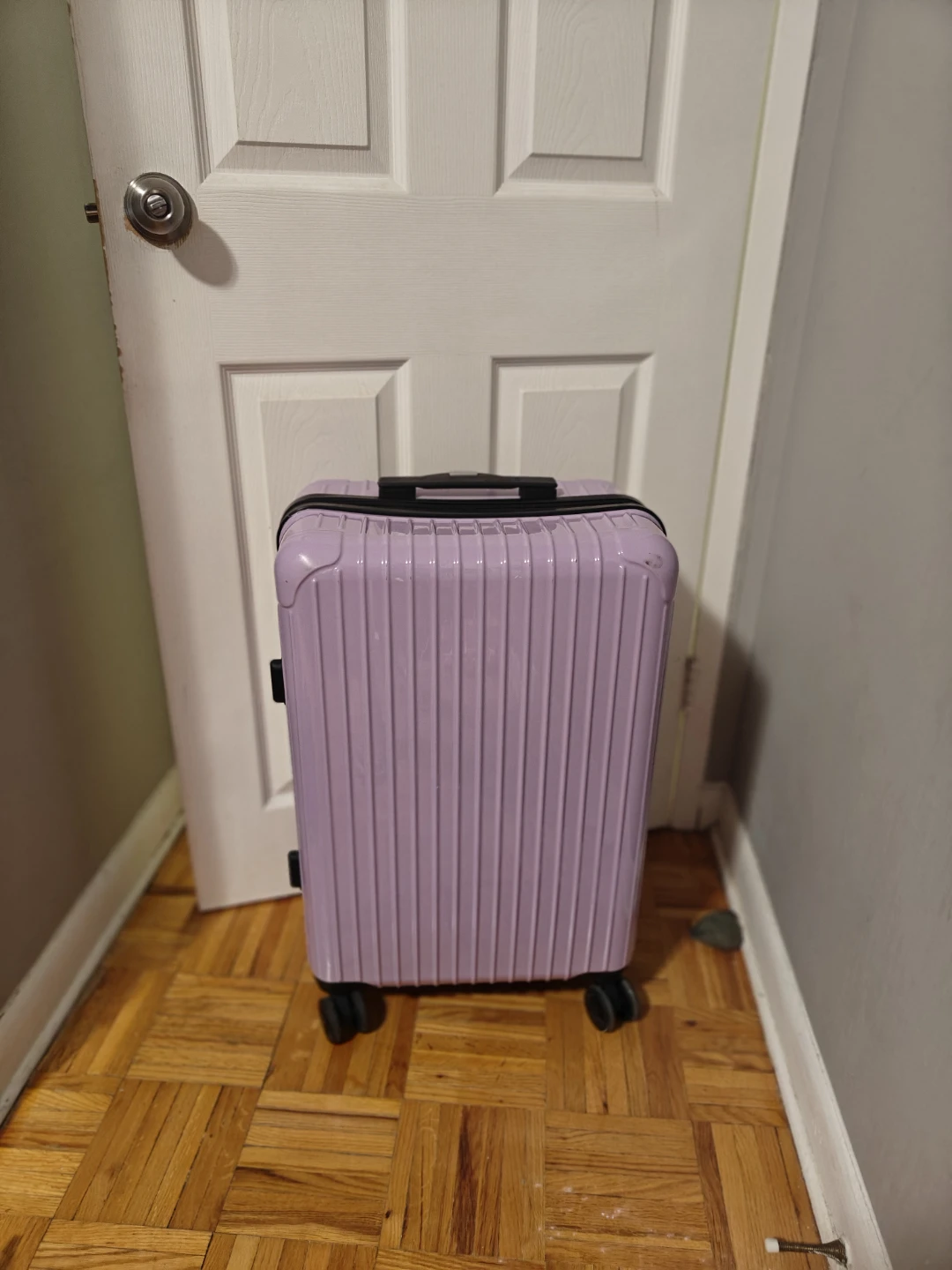 Lavendar Hardshell Luggage