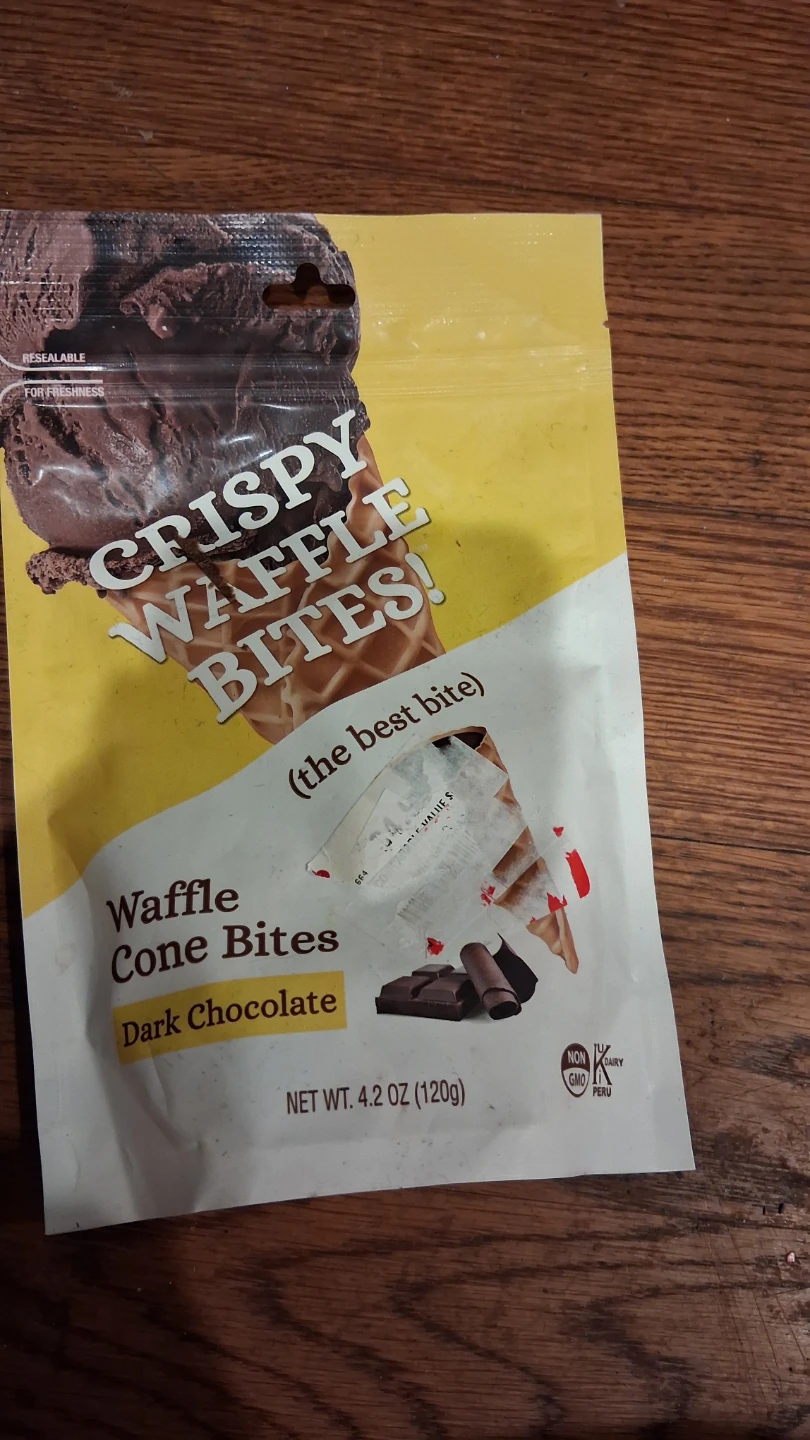Waffle Cone Bites - Dark Chocolate