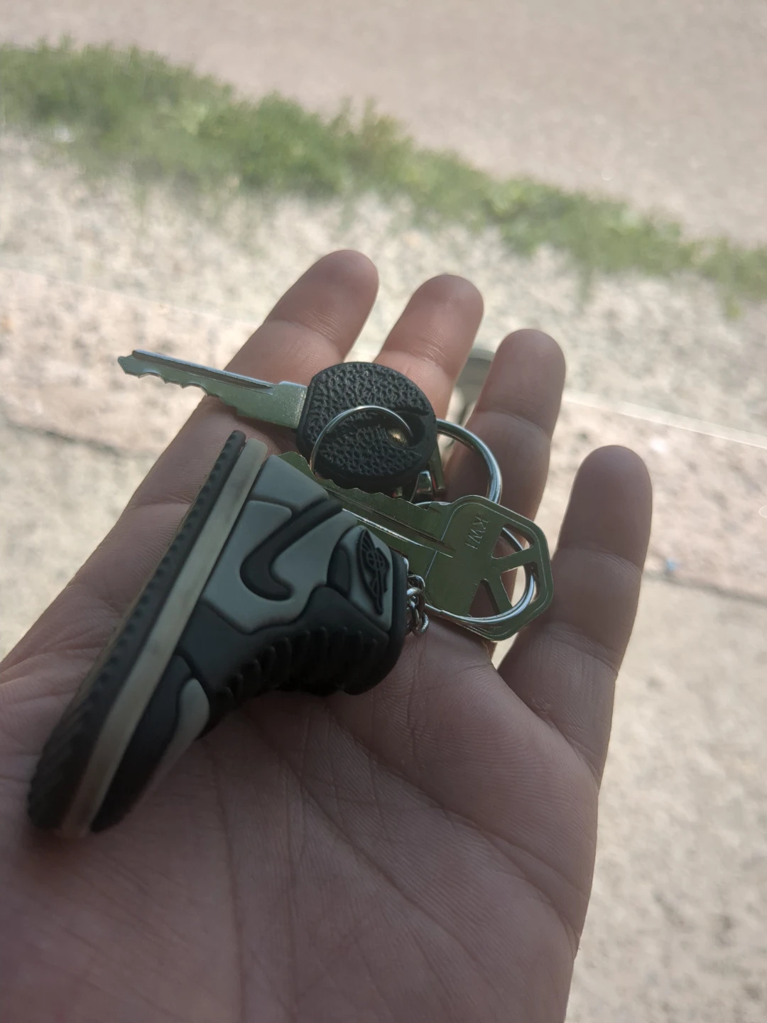 Sneaker Keychain with Keys