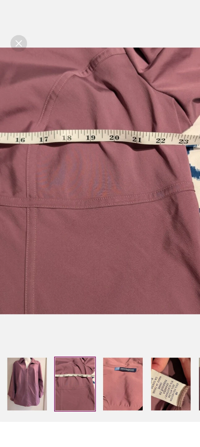 Penningtons Women's Mauve Zip-Up Jacket Size 18 - photo 2