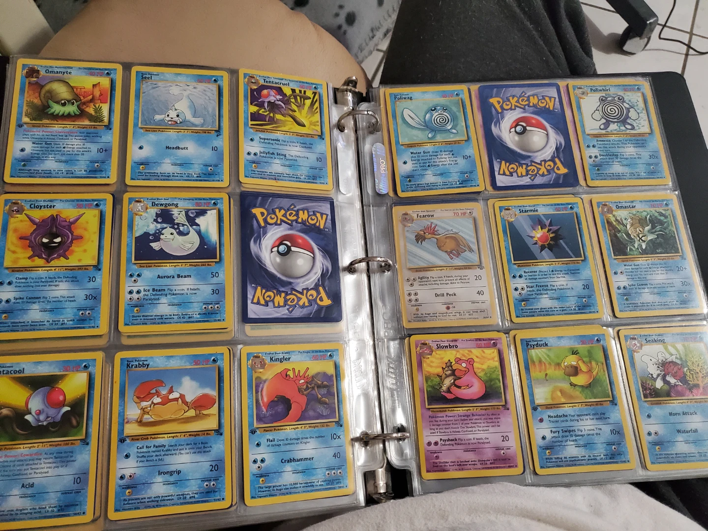 Assorted Pokemon Trading Cards 1st ones original