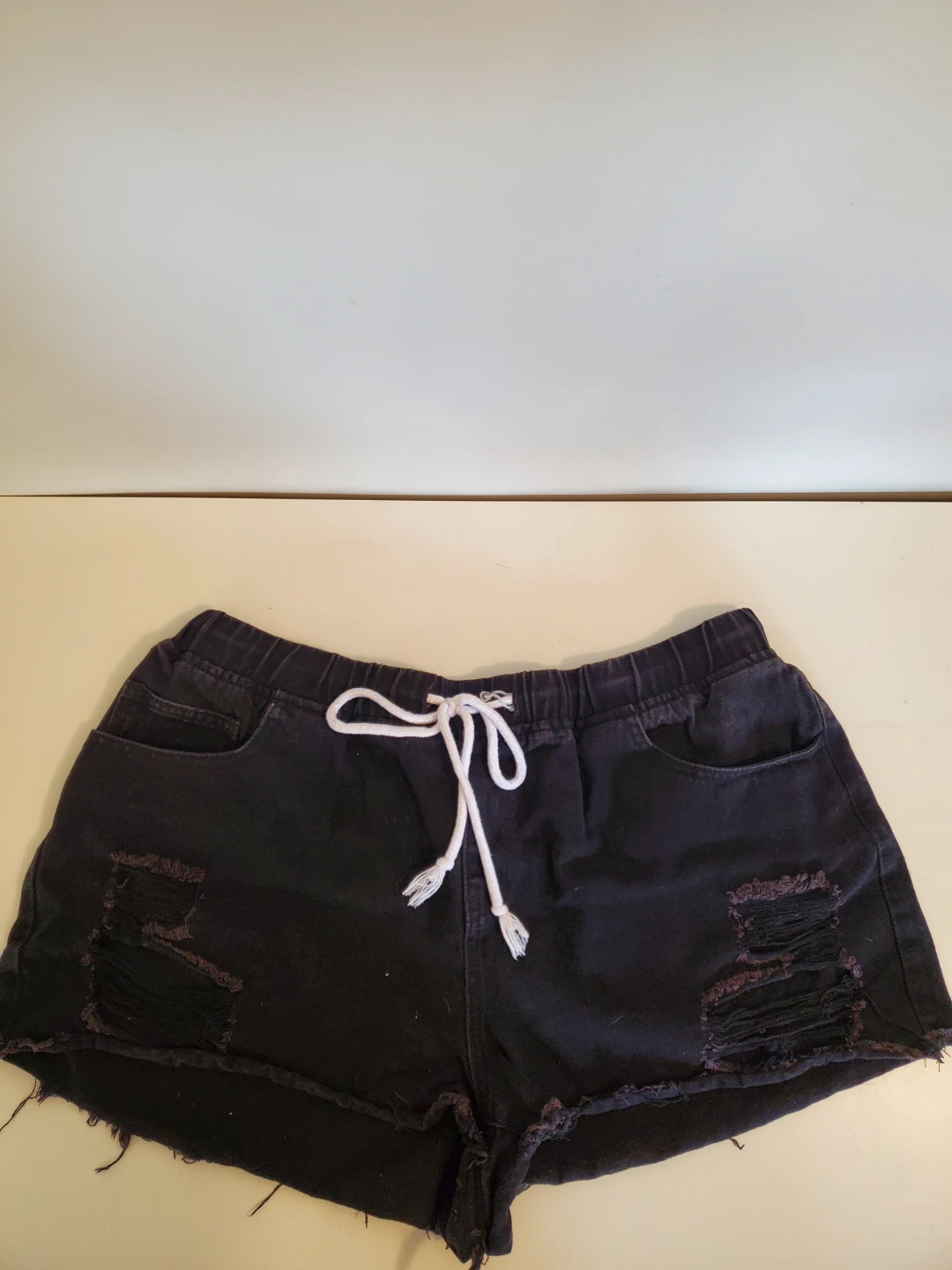 Plus Size Distressed Short Shorts...3xl