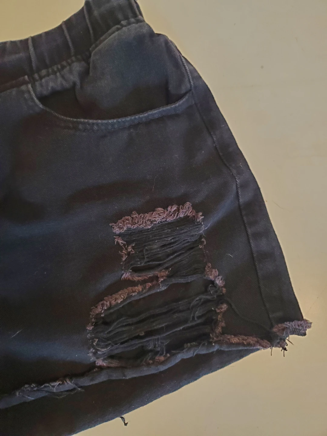 Plus Size Distressed Short Shorts...3xl - photo 3