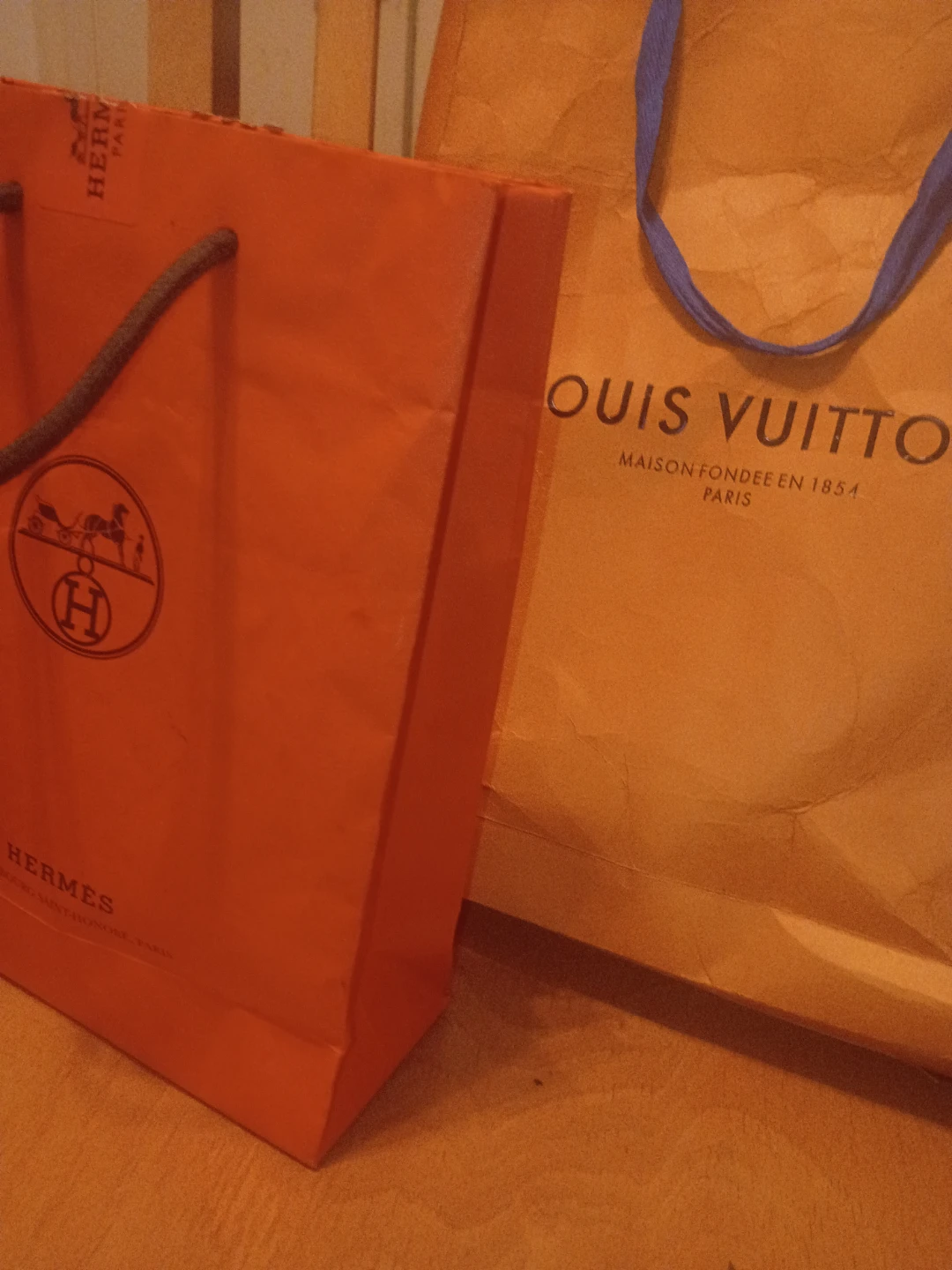 Hermes Bag x Louis Vuitton Bag