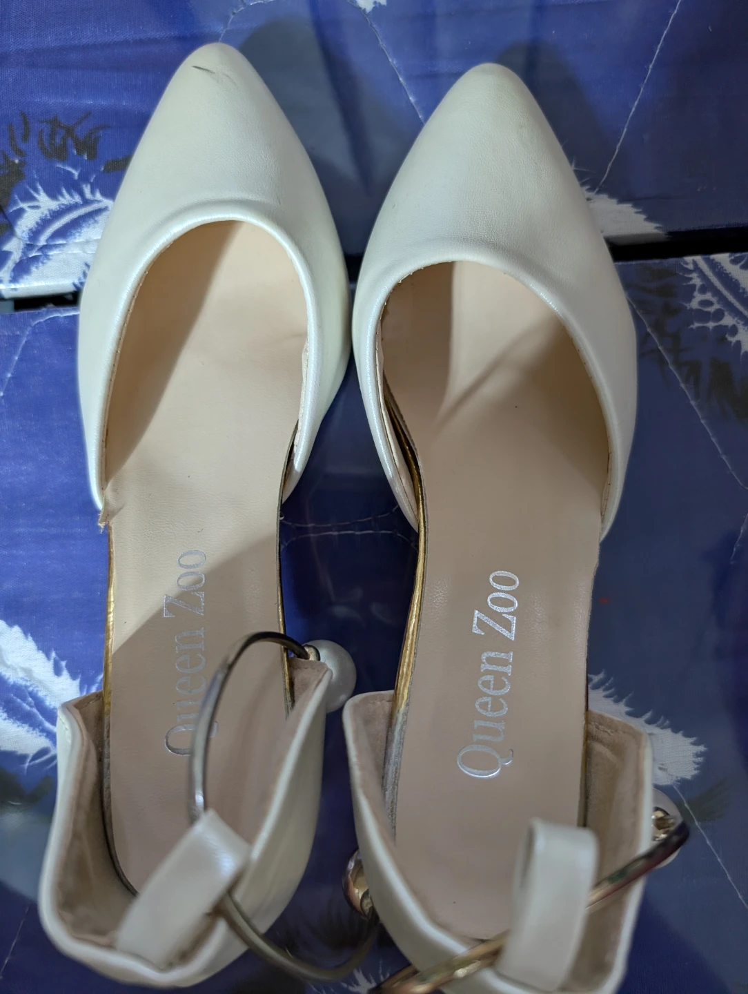 Queen Zoo White Heels Size 34 - photo 3