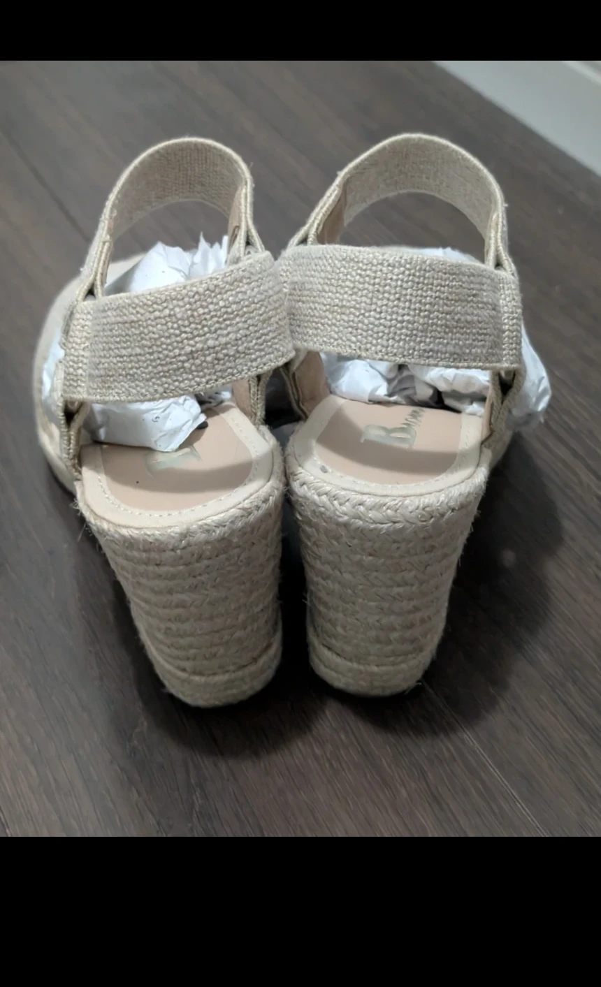 Browns Wedge Espadrille Sandals - size 5 - photo 3
