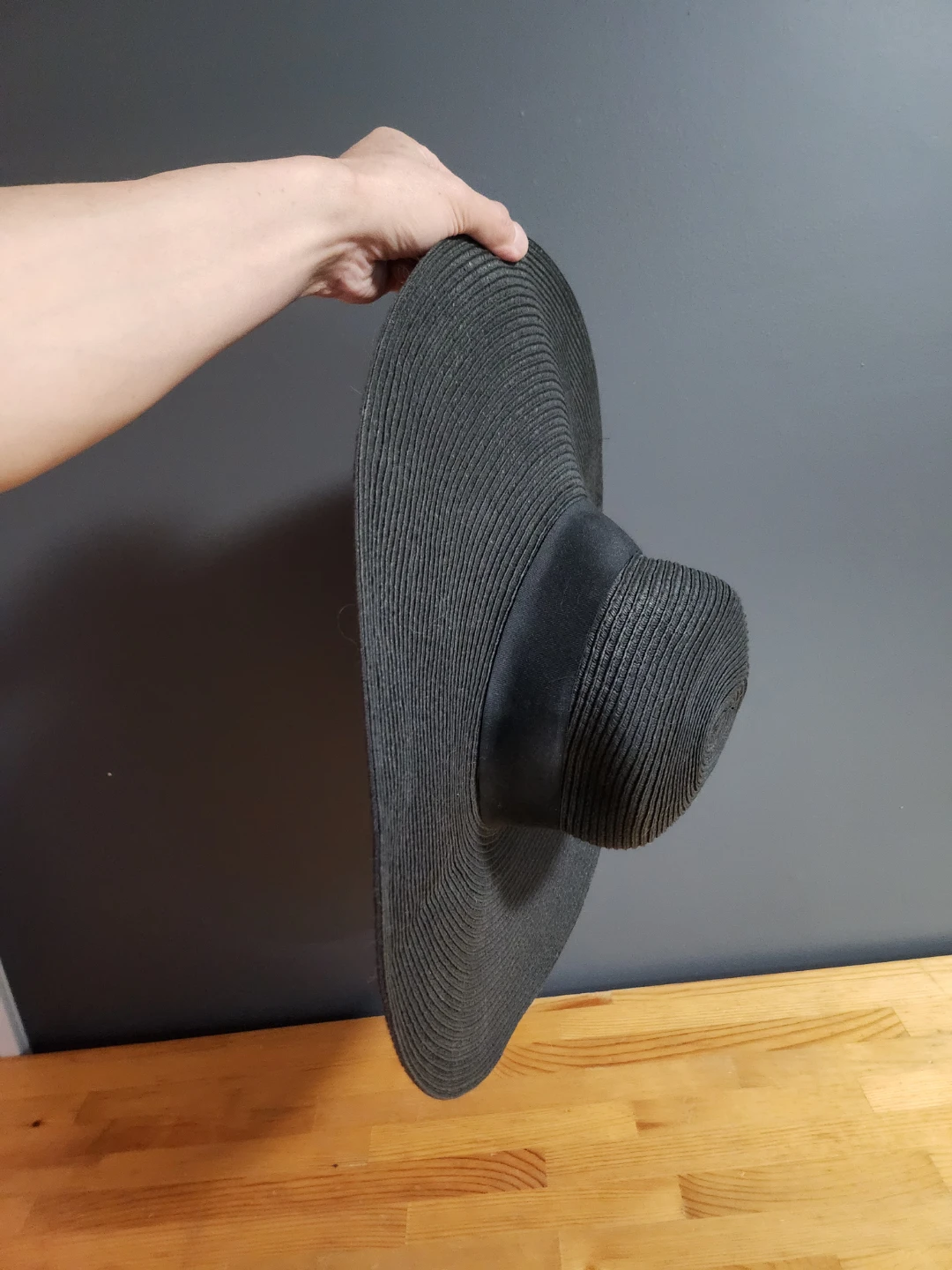 Le Château Wide Brim Sun Hat Black- (Size S/M) - photo 3