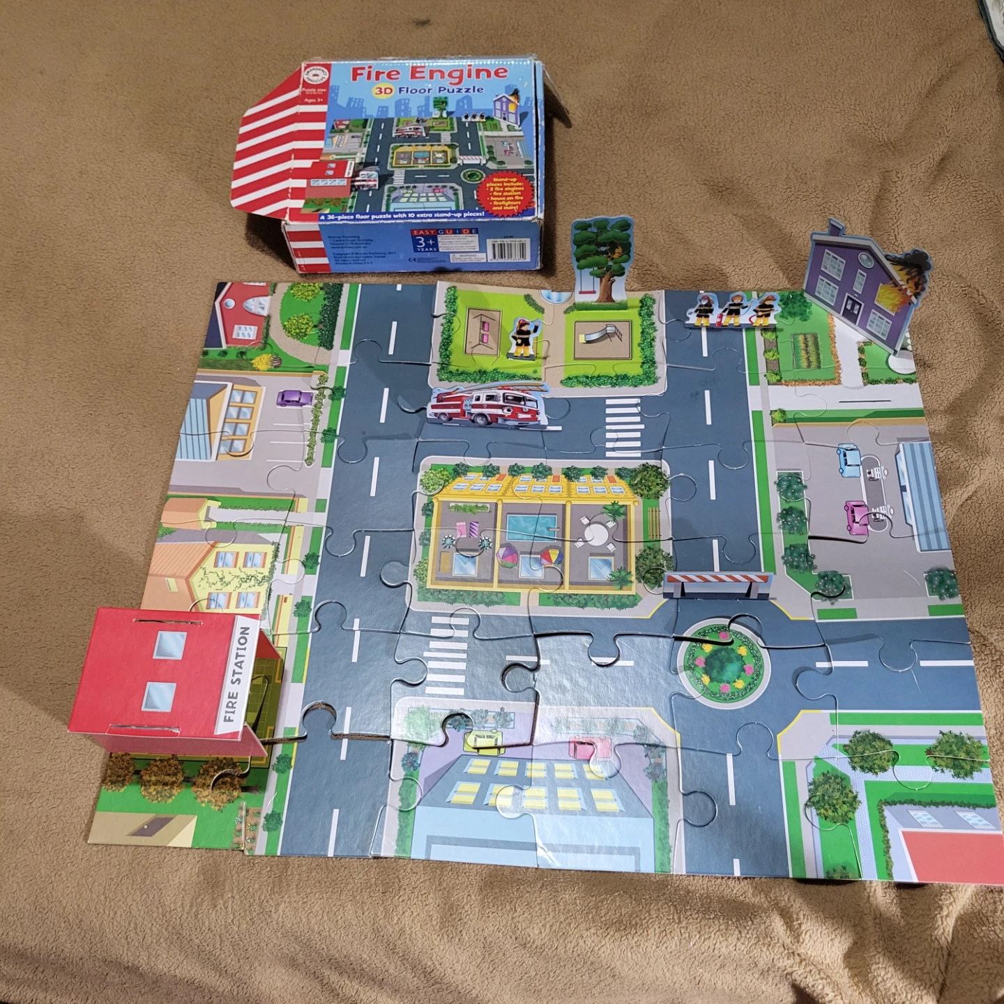 Fire Engine 3D Floor Puzzle