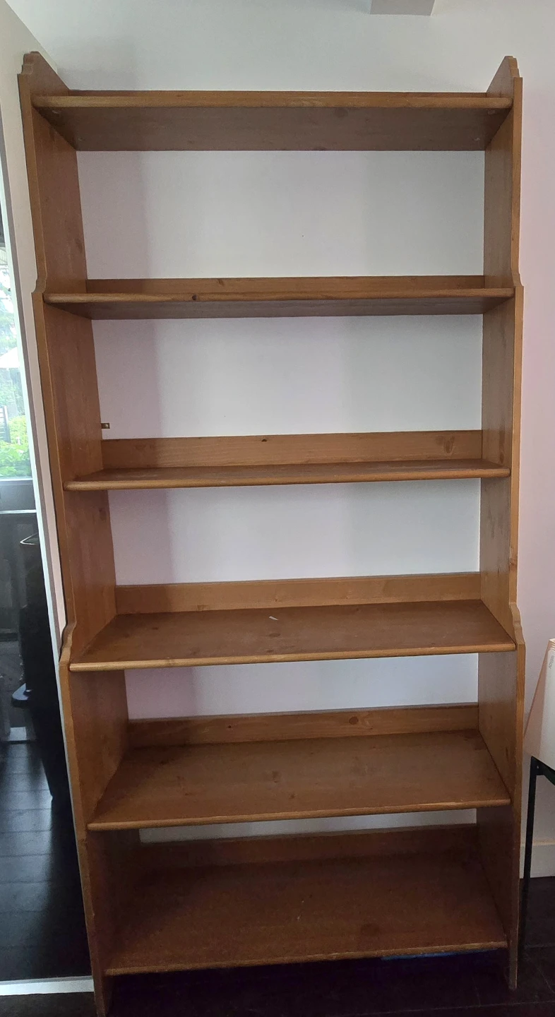 Wooden Bookshelf – $15 OBO