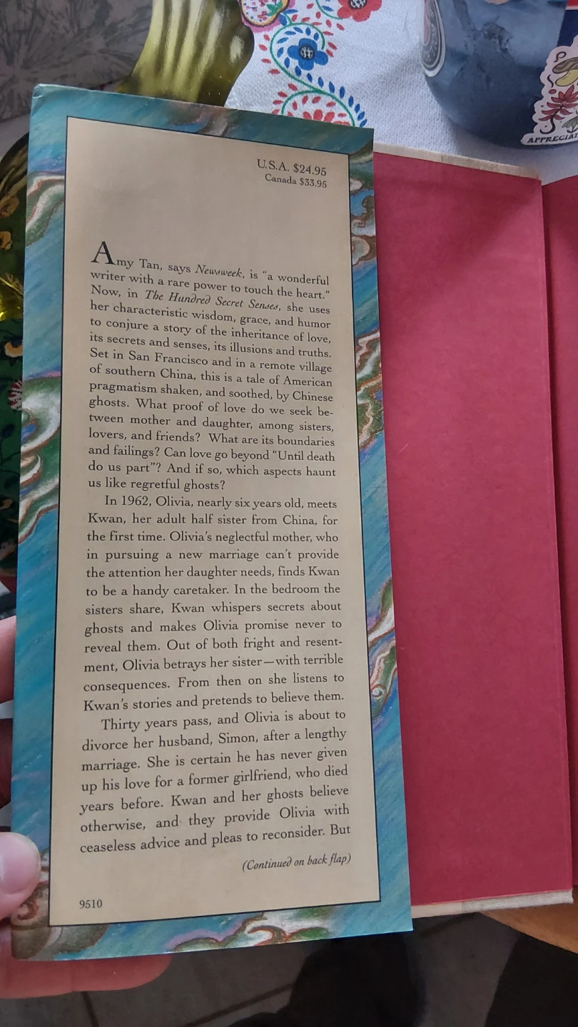 The Hundred Secret Senses by Amy Tan Novel - photo 3