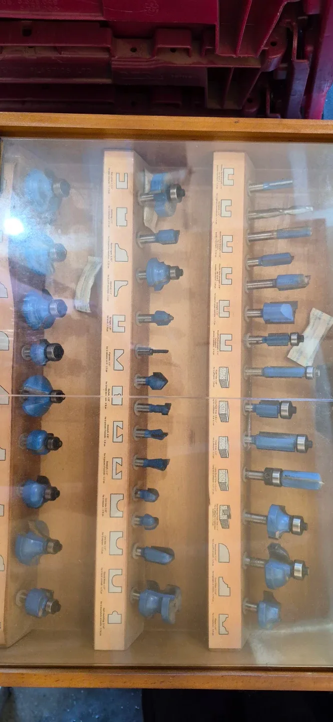 Router Bit Set in Wooden Case - photo 2