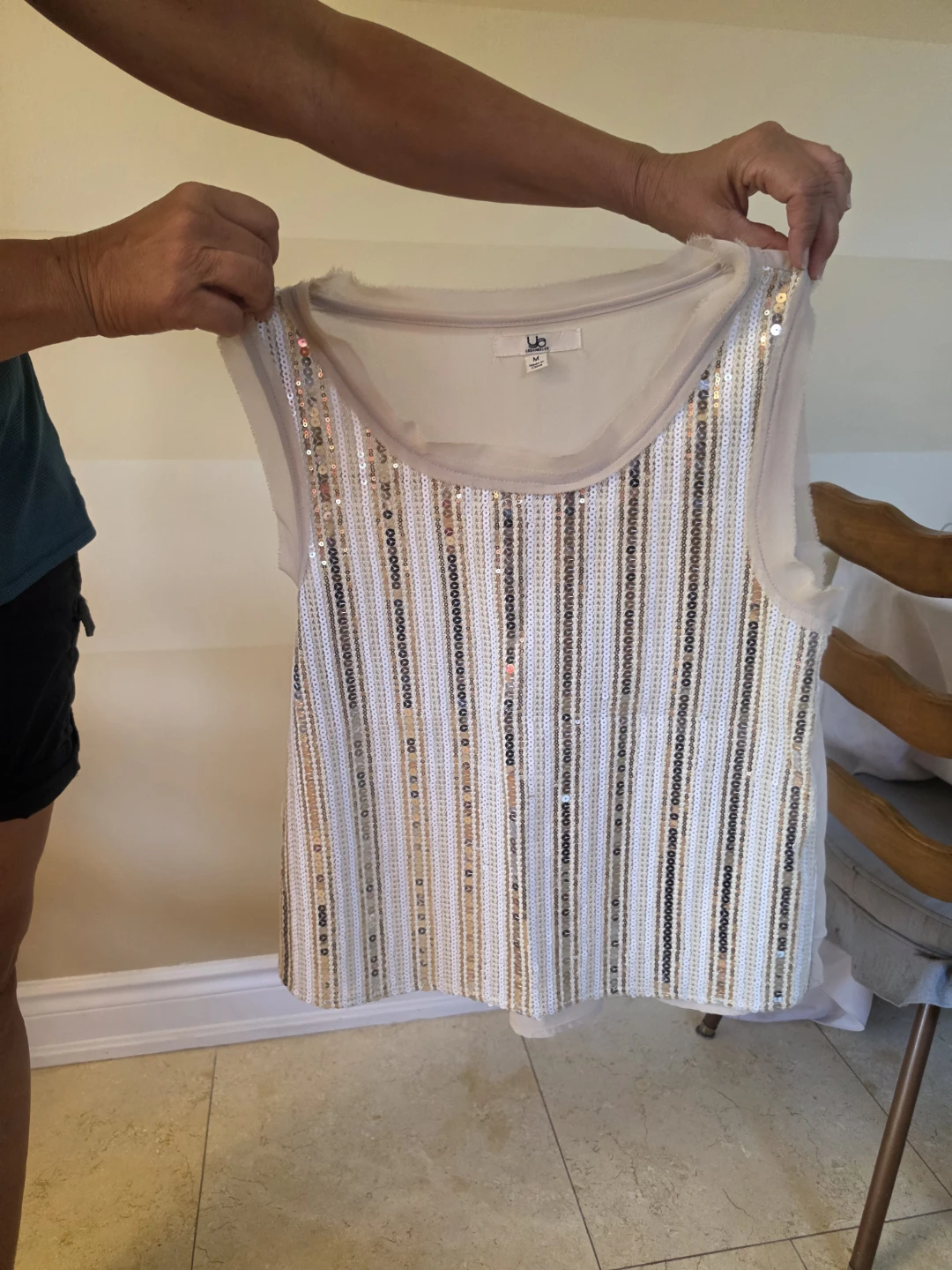 UB Collection Sequined Tank Top - Size M