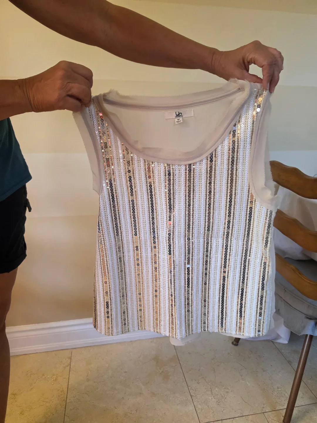 UB Collection Sequined Tank Top - Size M