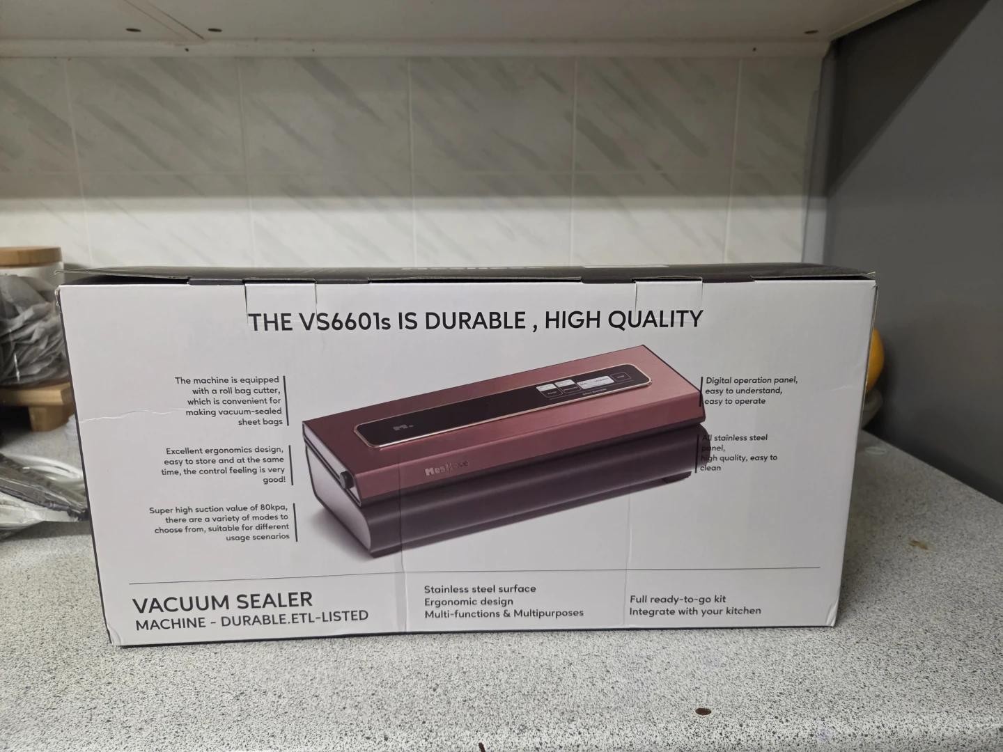 Mesliese VS6601s Vacuum Sealer Machine