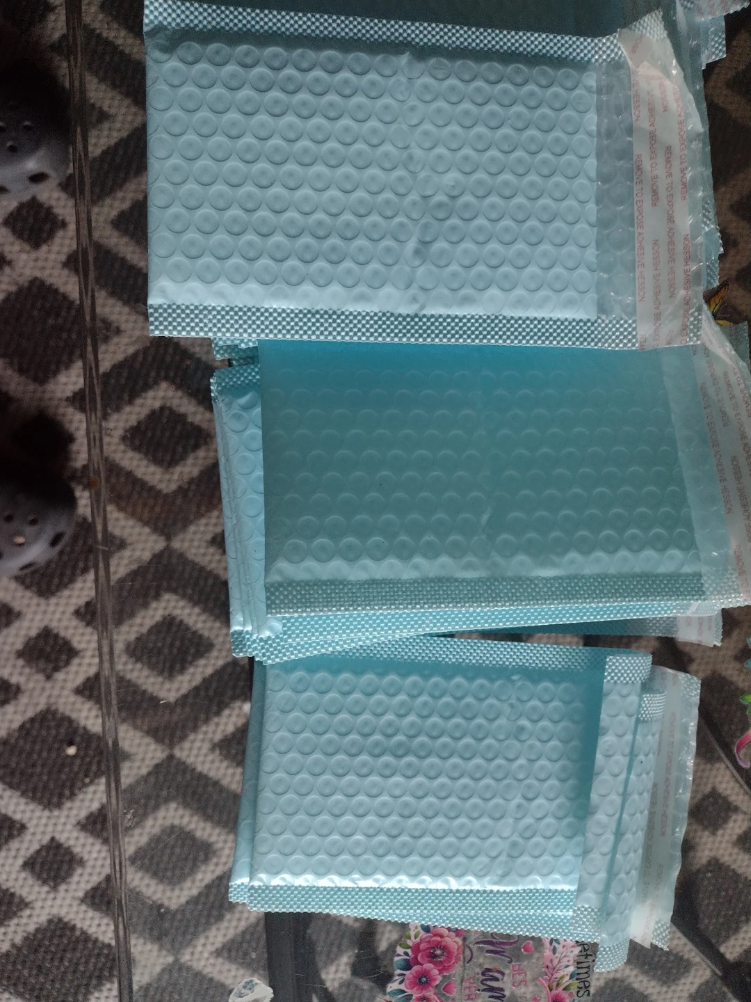 Light Blue Padded Envelopes