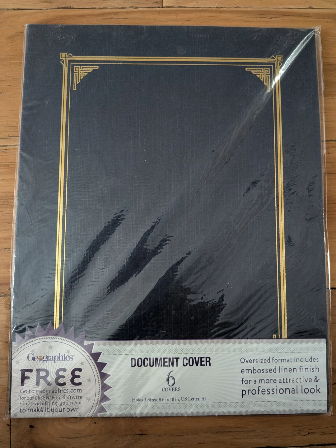 Geographics Document Covers - 6 Pack