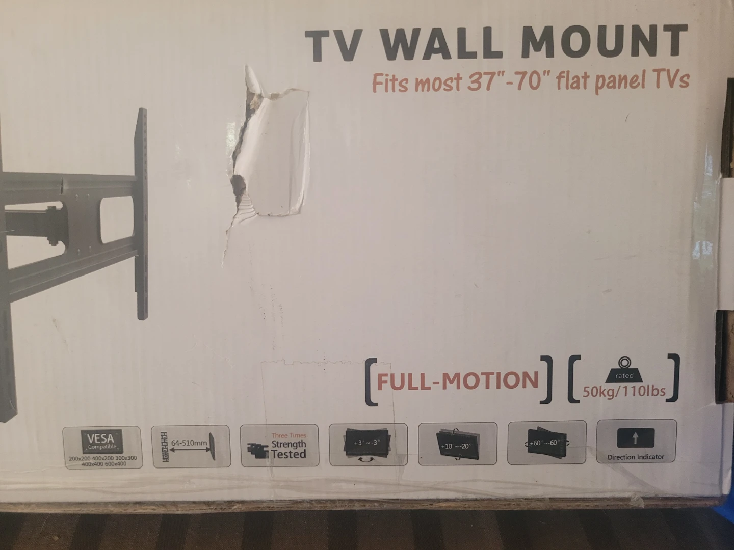 PrimeCables TV Wall Mount for 37"-70" TVs - photo 2