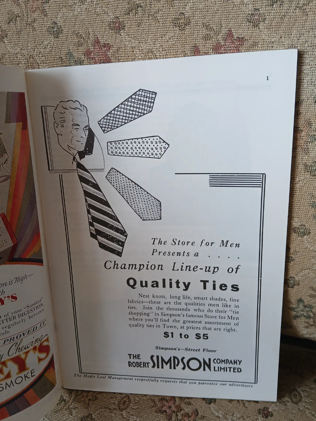 Official Maple Leaf Gardens Programme - 65th Anniversary - photo 3