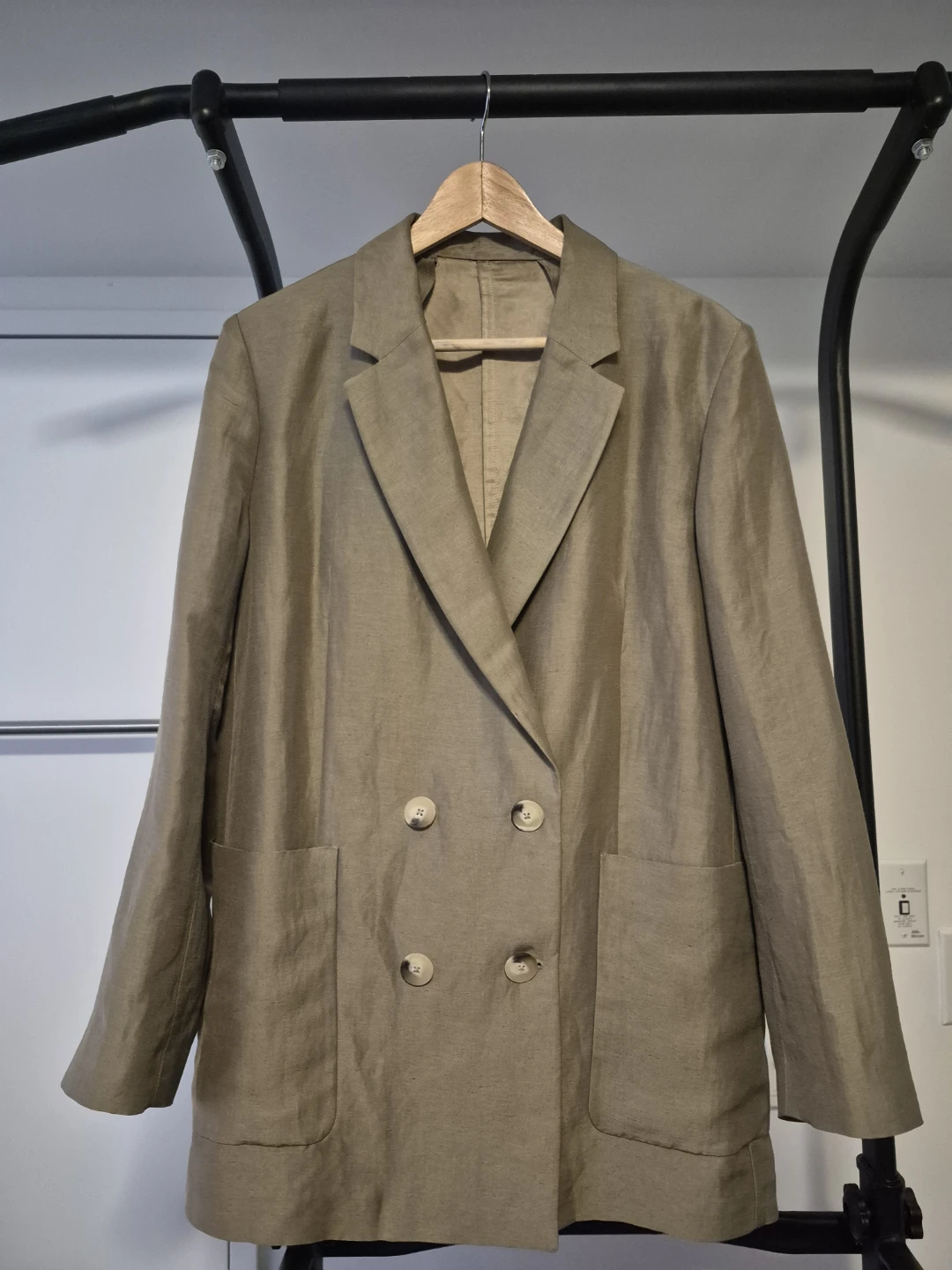 Massimo Dutti Linen Blend Blazer