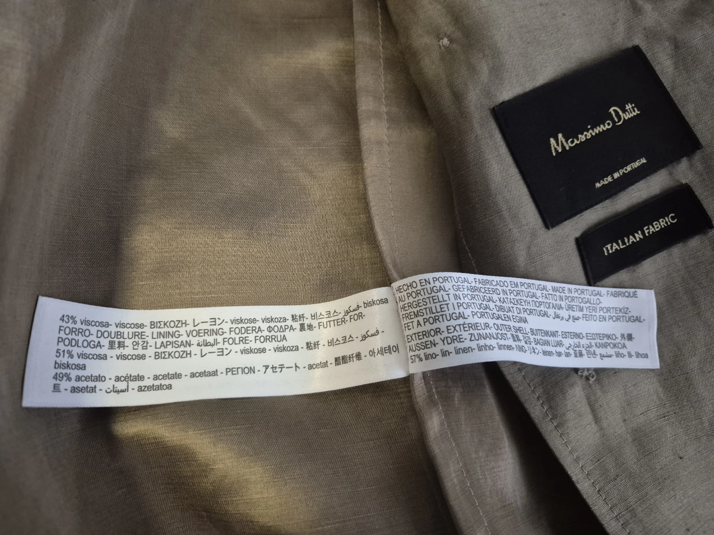 Massimo Dutti Linen Blend Blazer - photo 4