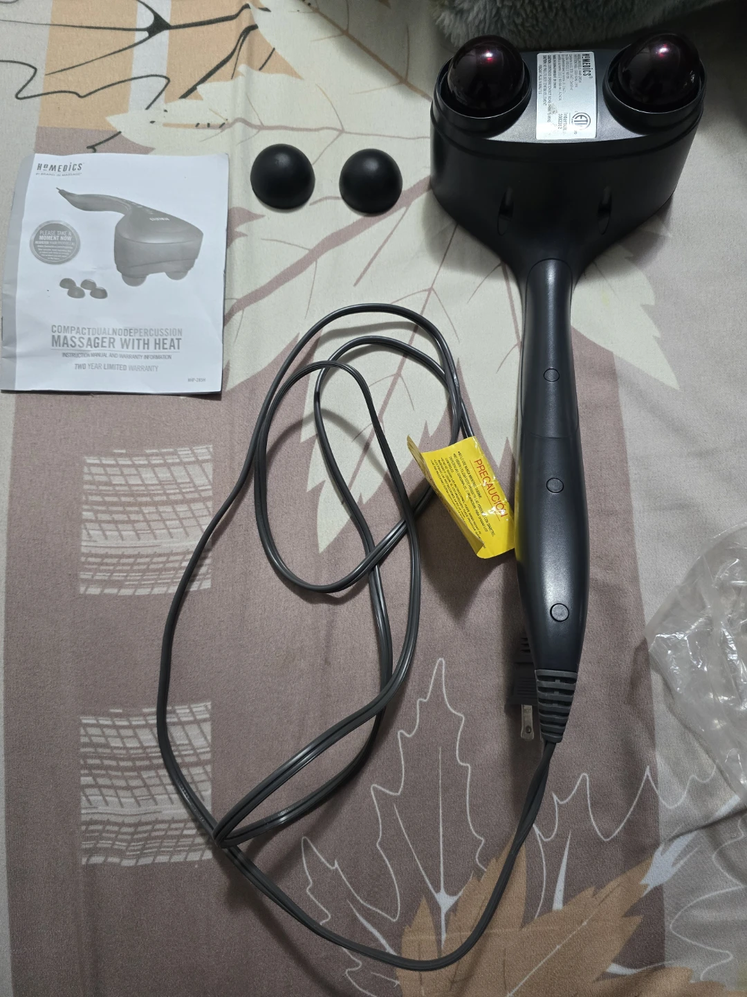HoMedics Compact Node Percussion Massager with Heat - photo 2