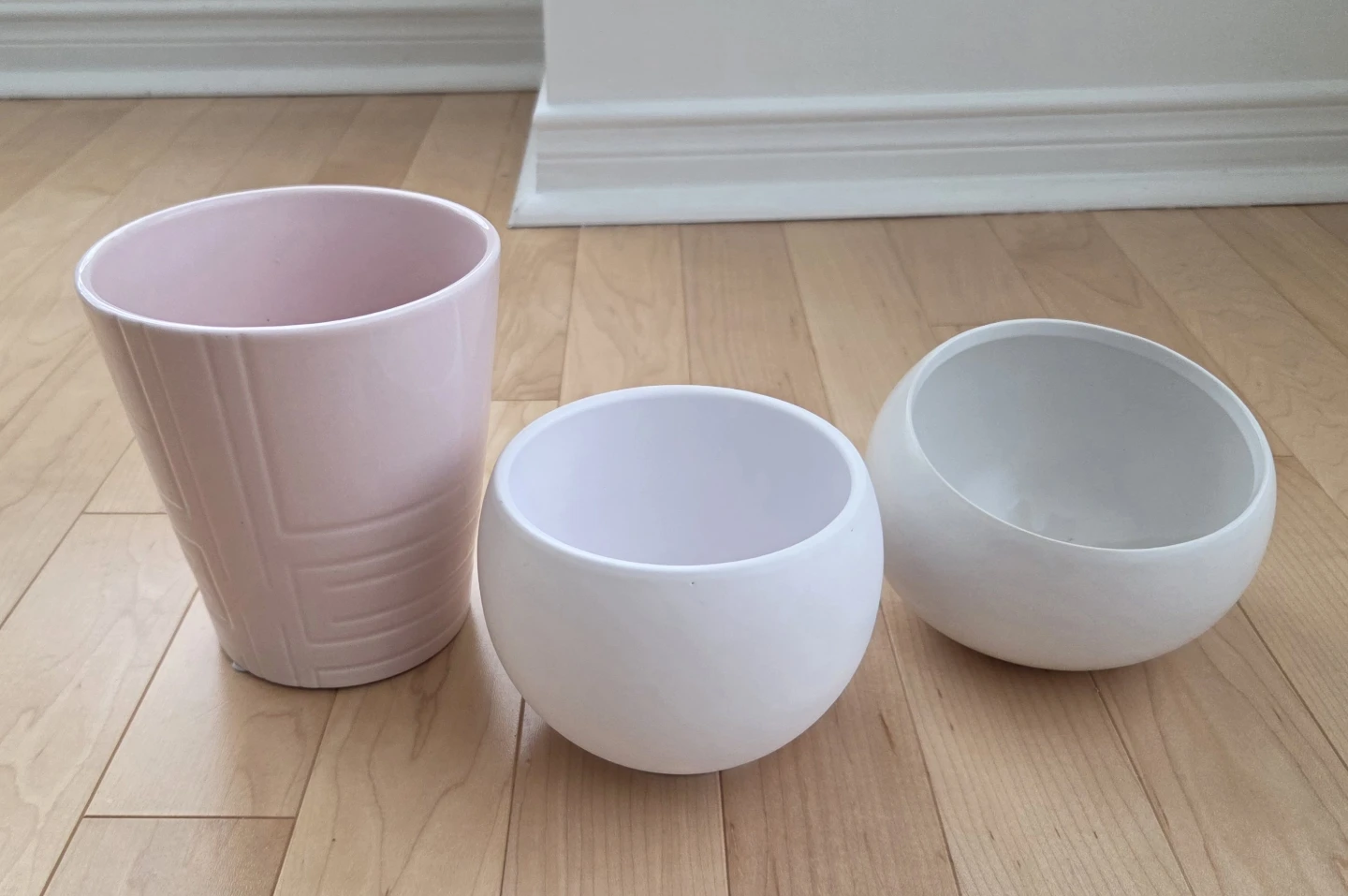 Three Flower/Plant Pots
