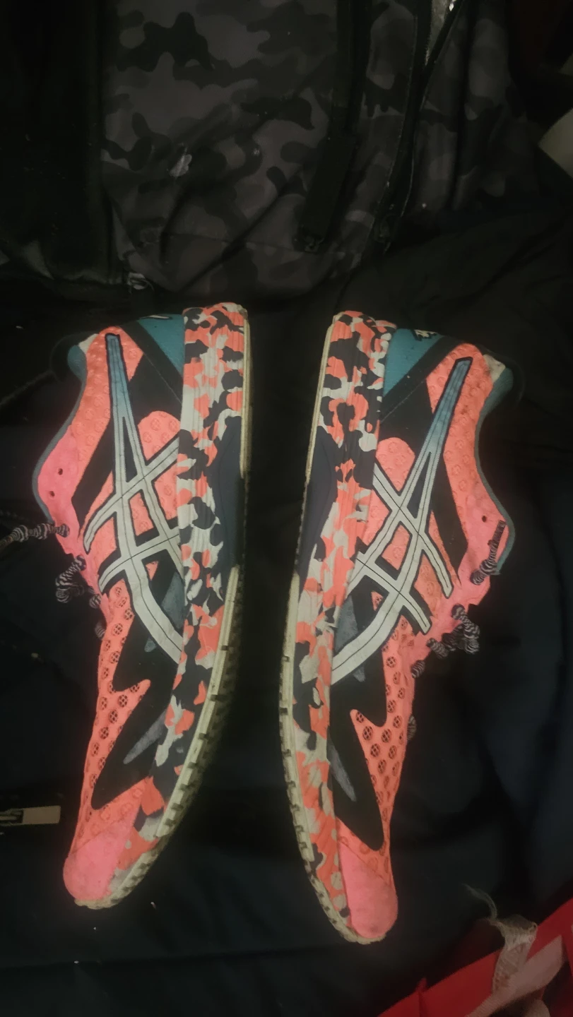 ASICS NOOSA FF Running Shoes - Coral/Teal - photo 3