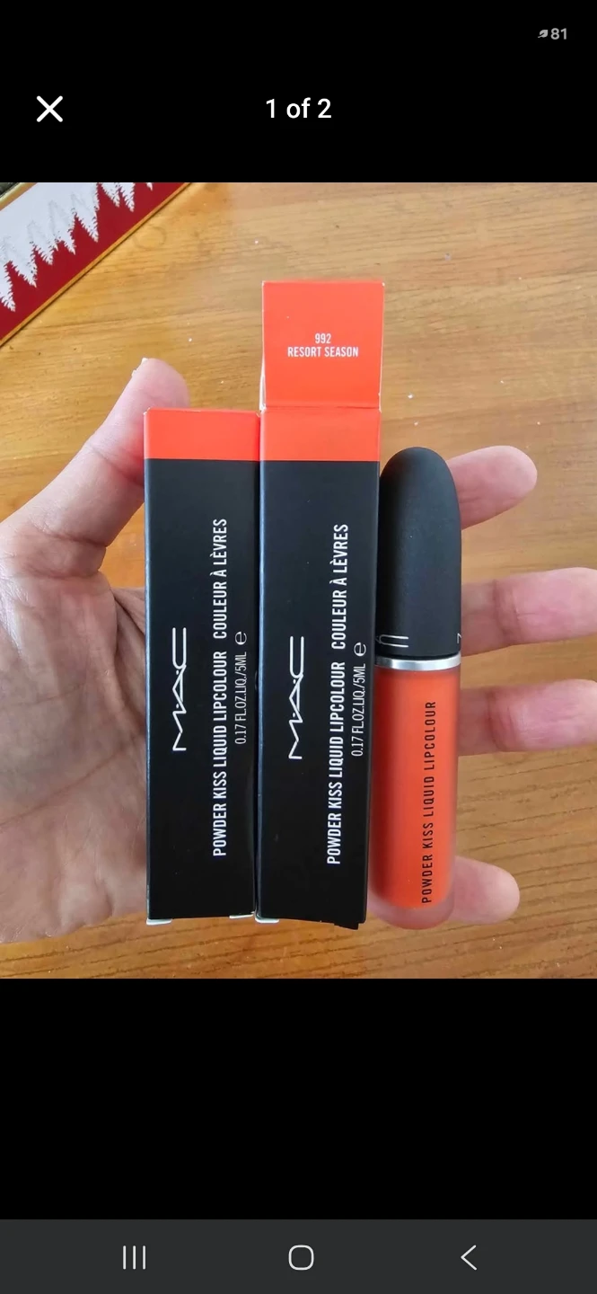 MAC Powder Kiss Liquid Lipcolour in Resort Season (992)