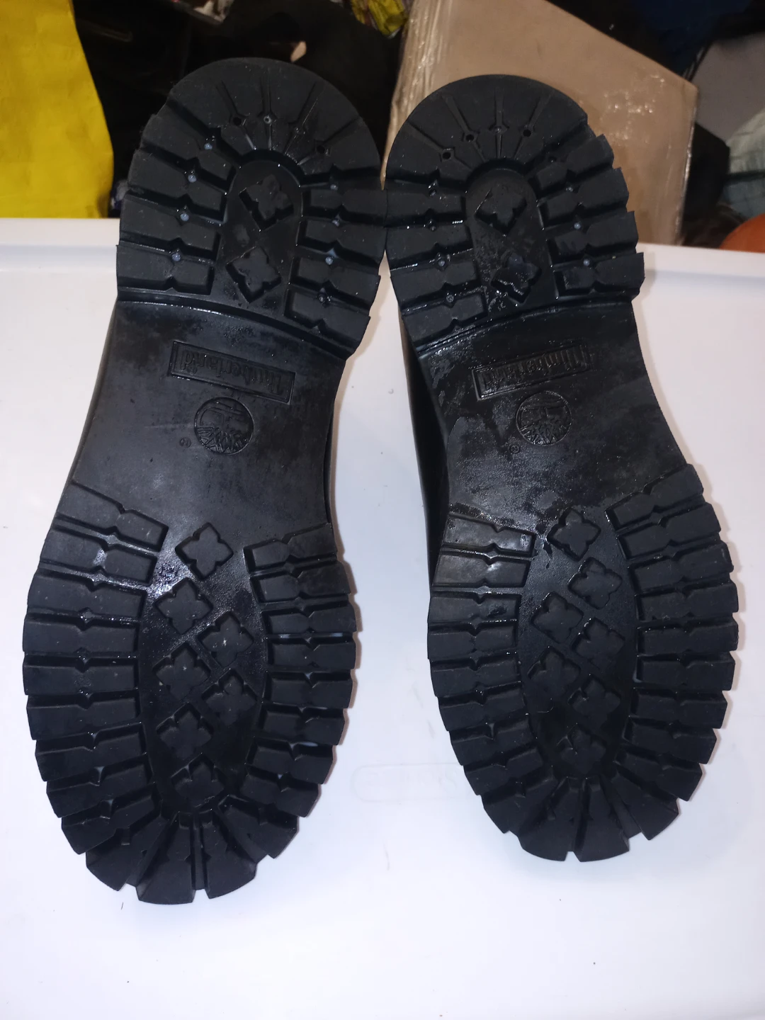Timberland Men's Black Leather Boots - Size 12 - Waterproof - photo 5