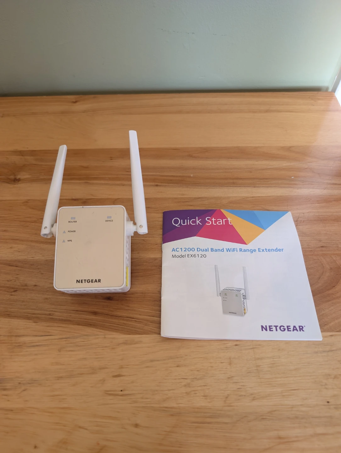 NETGEAR AC1200 Dual Band WiFi Range Extender EX6120