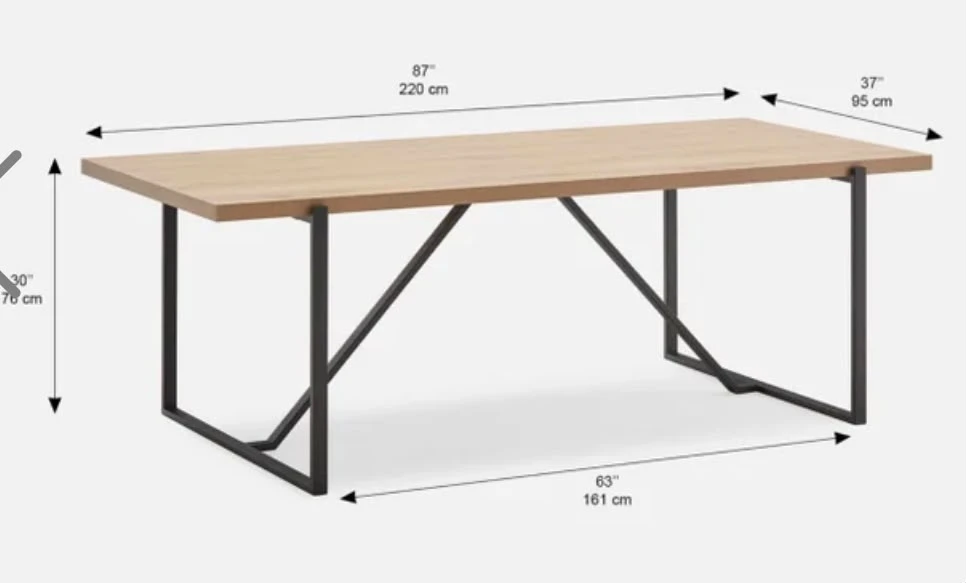 Big dining table set - photo 2
