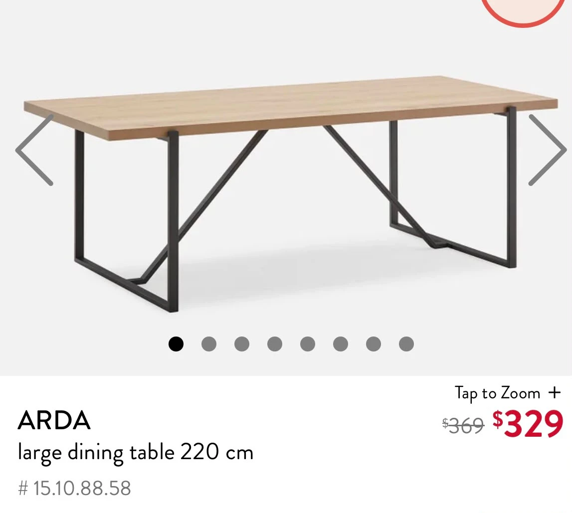 Big dining table set - photo 4