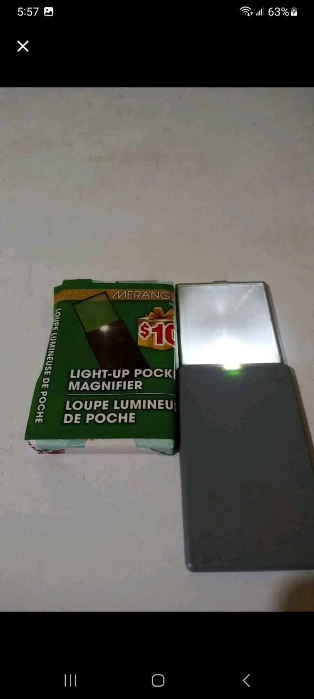 4 Merang Light-Up Pocket Magnifiers